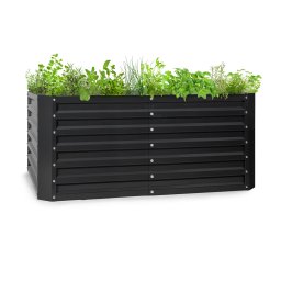Blumfeldt High Grow Straight, повдигнато цветно легло, 120 x 60 x 60 cm, 432 l, стомана (GDMB4-HighGro-120-AN)