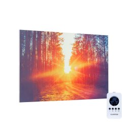 Klarstein Wonderwall Air Art Infinite, инфрачервен нагревател, картина, 90 x 60 см, 580 W, за стената, дистанционно управление (ACO10-WdwlArAtInfFrs)