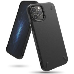 Силиконов калъф кейс RINGKE ONYX за iPhone 12 / iPhone 12 Pro, Черен