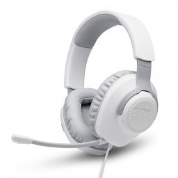 Геймърски слушалки JBL QUANTUM 100, бели