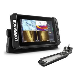 Сонар/GPS Lowrance Elite-9 FS Combo - Цветен Multi Touch Scren сонар с GPS и 3 в 1 Active Imaging сонда / BG Menu