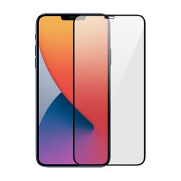 Стъклен протектор Apple iPhone 12 Pro Max 3D Full Cover Black