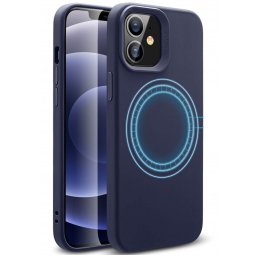 Силиконов калъф кейс ESR CLOUD HALOLOCK за iPhone 12 Mini, Син