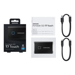 Samsung Portable SSD T7 Touch 1TB extern USB 3.2 Gen.2 black metallic