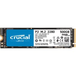 Crucial P2 500GB, PCIe, M.2 2280, NVMe, SSD [CT500P2SSD8] (безплатна доставка)