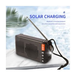 Преносима Bluetooth MP3 Колонка TG-184, Power Bank, Соларно зареждане