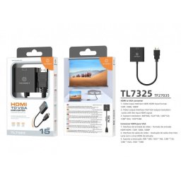 Преходник Techancy TL7325, HDMI към VGA