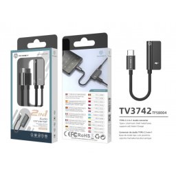 Преходник USB Type C към 3.5 мм Techancy TV3742