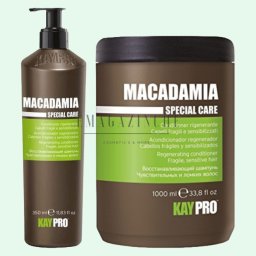 KayPro Овлажняващ балсам за чувствителна коса с макадамия 350 /1 000 мл. Macadamia Speciale care Regenerating conditioner