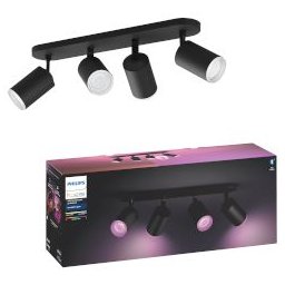 Hue Fugato Quadruple Spotlight Black