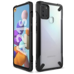 Силиконов калъф кейс Ringke FUSION X ,За Samsung A21s, черен
