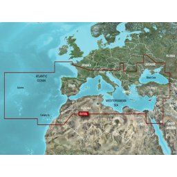 GPS Map BlueChart g2 VISION за Южна Европа