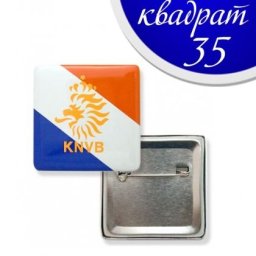 Квадратна значка (3.5 см)