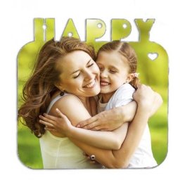 MDF фоторамка HAPPY - 20х20 см