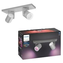 Hue Argenta Double Spotlight Aluminium