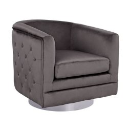 Фотьойл Memo.bg модел Naits in silver velvet