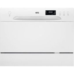 AEG FFB21200CW свободно стояща компактна съдомиялна машина