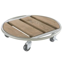 Поставка за саксия FLORA ROLL METAL WOOD, Nortene 2012045
