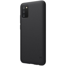 Гръб Nillkin Frosted Shield Hard за Samsung A02s - Черен