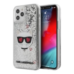 Силиконов калъф кейс Karl Lagerfeld KLHCP12MLCGLSL за iPhone 12 / iPhone 12 Pro, Сив