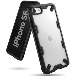 Силиконов калъф кейс Ringke FUSION X, За iPhone SE 2020 / iPhone 8 / iPhone 7, Черен