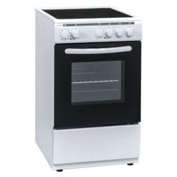 Готварска печка (ток) Crown 50C3MA , Бял , Керамични