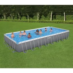 Басейн Bestway Power Steel 56623, 956 x 488 x 132 см, с пясъчен филтър