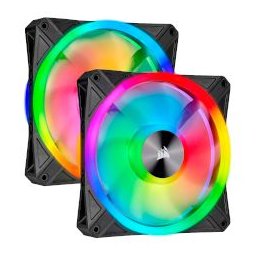 Fan QL140 RGB Dual Pack Black