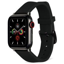 Силиконова каишка за часовник Smart Watch 42/44mm - Черна