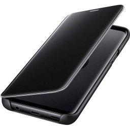 Оригинален калъф Clear View за Samsung Galaxy S9 - Черен