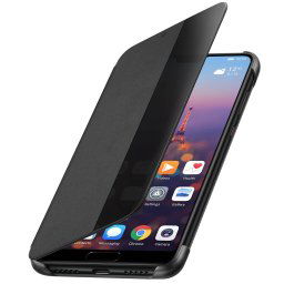 Оригинален калъф Flip View за Huawei P20 - Черен