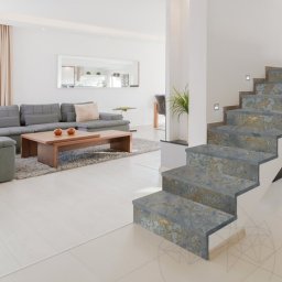 Стъпало от многоцветен цепен шистов камък Ноазет 120 x 33 x 2 см
