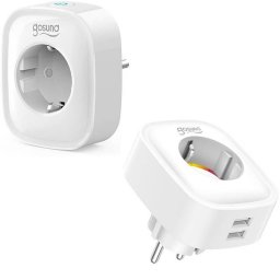 WiFi Контакт Преходник Gosund 2xUSB 3680W
