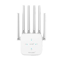 Безжичен Двулентов WiFi 6 Мрежов Усилвател Рипийтър Pix Link 1800Mbps