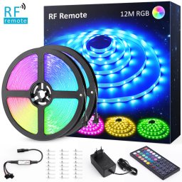 RGB LED Лента Novostella Комплект с RF Дистанционно 6м/12м/16м