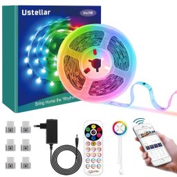 WiFi RGBIC Музикална LED Лента с Дистанционно Dreamcolor 6м/12м