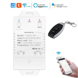 WiFi + RF контролер за мощни консуматори 40A 8800W