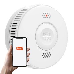 WiFi + RF Сензор за Дим Противопожарен Безжичен