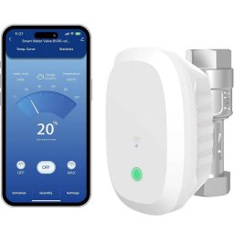 WiFi Спирателен Кран с Водомер и Мониторинг на Температурата на Водата