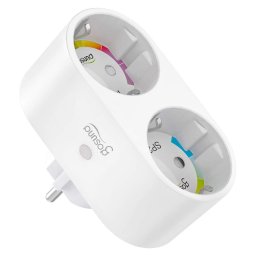 Смарт Контакт 2 в 1 Двоен Преходник Gosund 3600W 15A