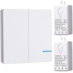 Безжичен Ключ Двоен с 2 RF Контролера Комплект BAT