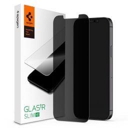 Стъклен протектор Spigen Glas FC за iPhone 12 / iPhone 12 Pro, Privacy