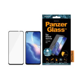 Стъклен протектор PanzerGlass за Oppo Reno 5 5G / Find X3 Lite, CaseFriendly, Antibacterial - Черно