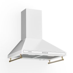 Klarstein Victoria, абсорбатор, 60 см, стенен, 644,5 м³/ч, LED, ретро дизайн, черен (DSM-Victoria-60WH)