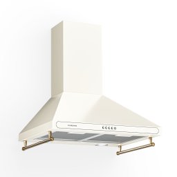 Klarstein Victoria, абсорбатор, 60 см, стенен, 644,5 м³/ч, LED, ретро дизайн, черен (DSM-Victoria-60Ivo)