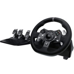Волан Logitech Driving Force G920, 900° въртене, два мотора за вибрация и реализъм, USB, за Xbox Series X|S/Xbox One/PC