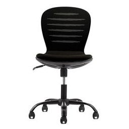 Детски стол RFG Flexy Black, до 120кг. макс тегло, дамаска, коригиране височината, черен
