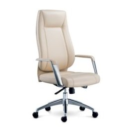 Директорски стол RFG VINCI HB, екокожа, бежов