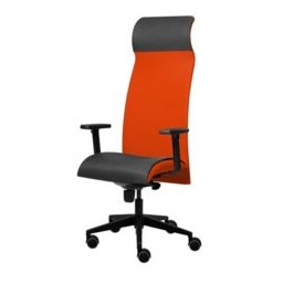 Президентски стол Tronhill Solium Executive (ON4010200039), дамаска и меш, 120 кг. максимално натоварване, 5 заключващи се работни позиции, червен