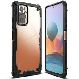Силиконов калъф кейс Ringke FUSION X, За Xiaomi Redmi Note 10 Pro ,черен